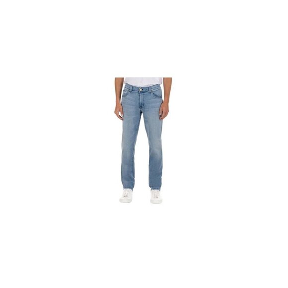 Fidelity Mens Torino Classic Straight Jeans Blue Stretch Light Wash Denim 34 New - Picture 1 of 12
